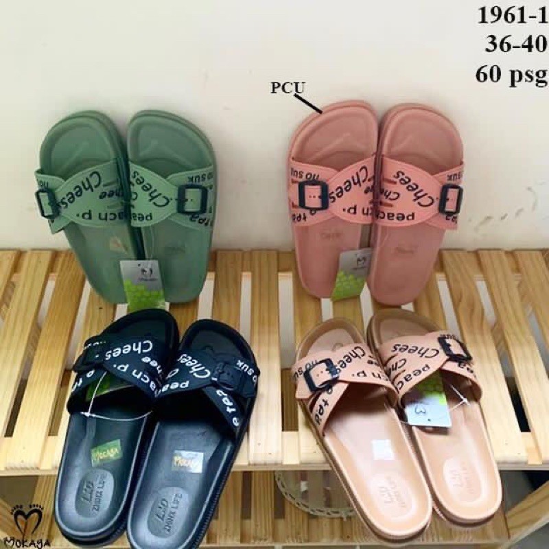 Sandal Slop Gesper Fashion Import Mokaya 1961-1