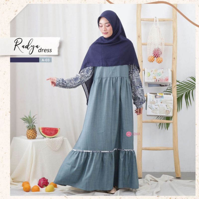 Zizara gamis layer radya dress