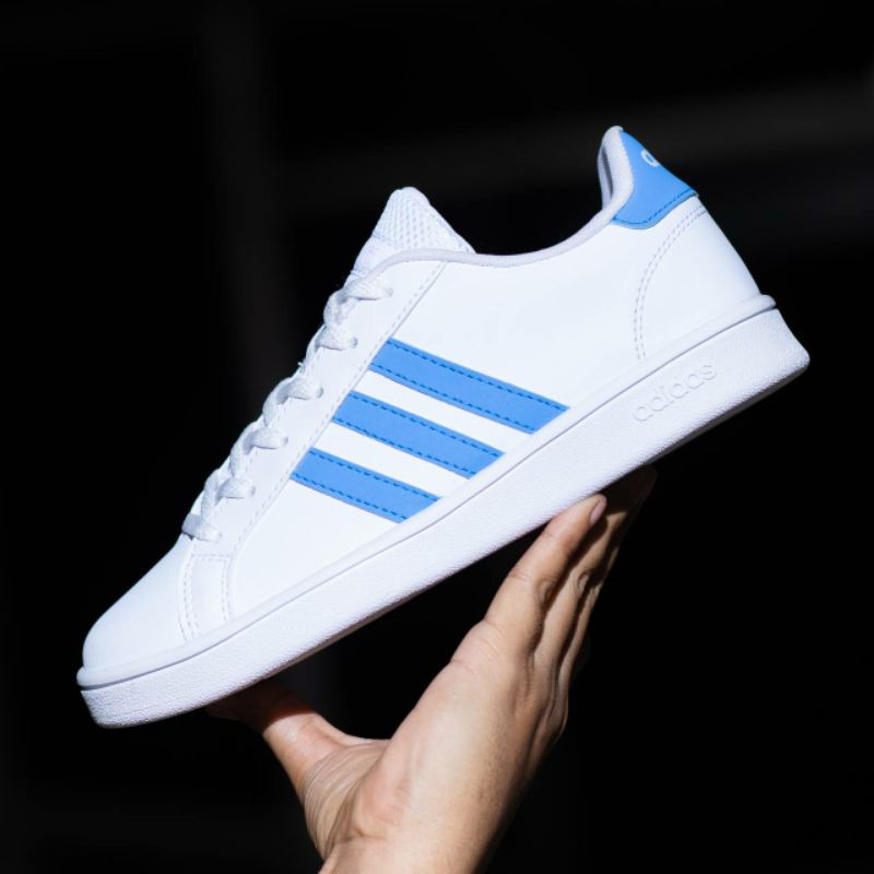 ADIDAS GRAND COURT WHITE BLUE ICE