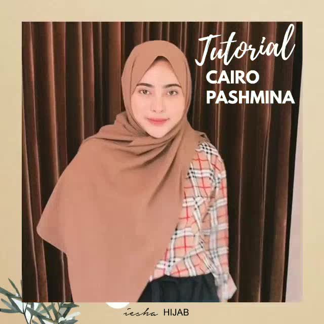 PASHMINA CAIRO ARMY, HITAM, PUTIH, MERAH, NUDE, COKLAT, OLIVE, MURAH