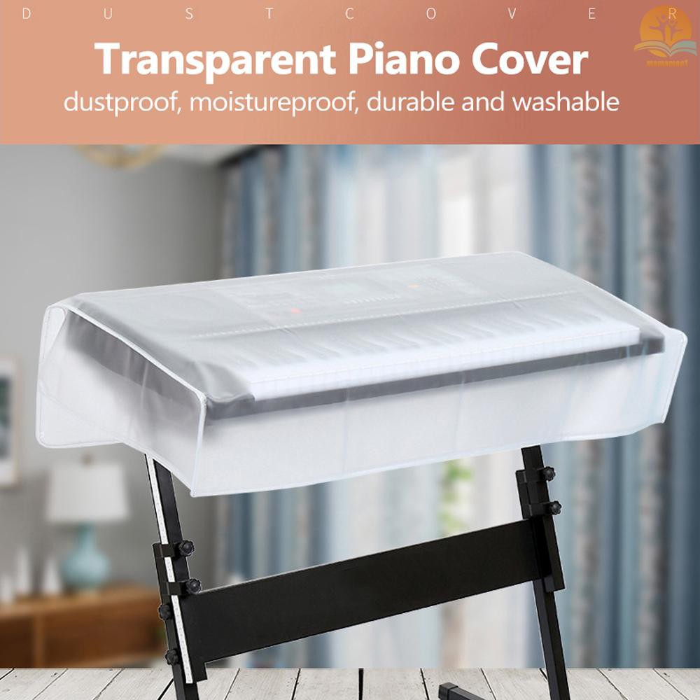 Cover Penutup Piano / Keyboard Digital Transparan Anti Debu / Air