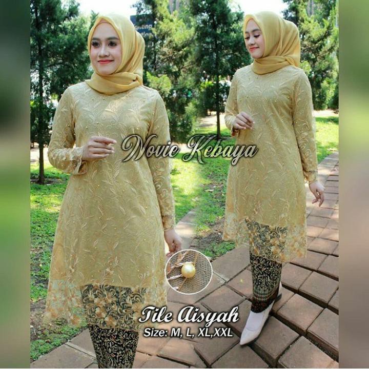 stelan kebaya tille aisyah new