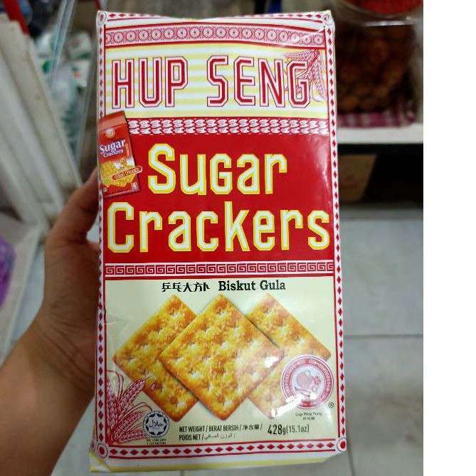 

Hup Seng Sugar Crackers / Biskuit Manis / Biscuit Malaysia / Biskut Gula / Biskuit Malaysia / Hupseng