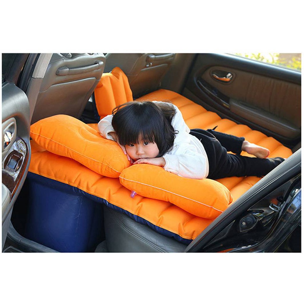 Kasur Angin Mobil dan Pompa Angin Injak / Kasur Mobil Bisa Untuk Semua Jenis Mobil 2 Bantal