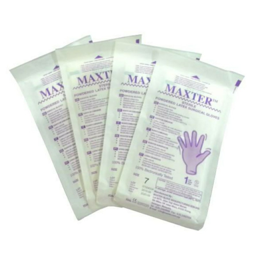 Sarung Tangan Latex Steril Maxter