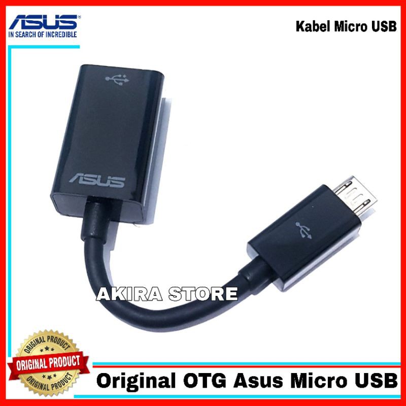 Kabel Data OTG ASUS Zenfone 2 2 Laser 3 Max 4 5 6 Go Zoom 3 4 Selfie Pro ORIGINAL 100% Micro USB