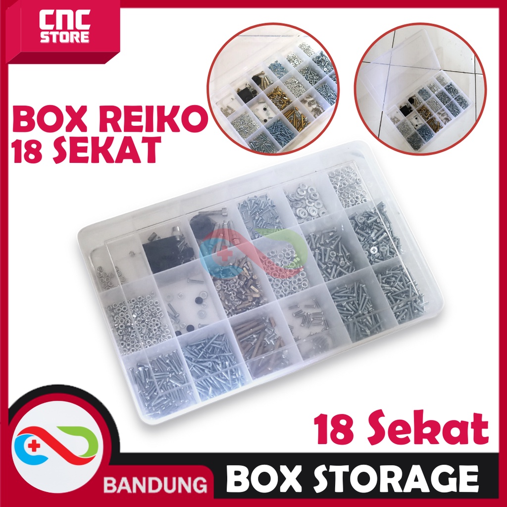 BOX REIKO STORAGE 1418 GREE LEAF 18 SEKAT