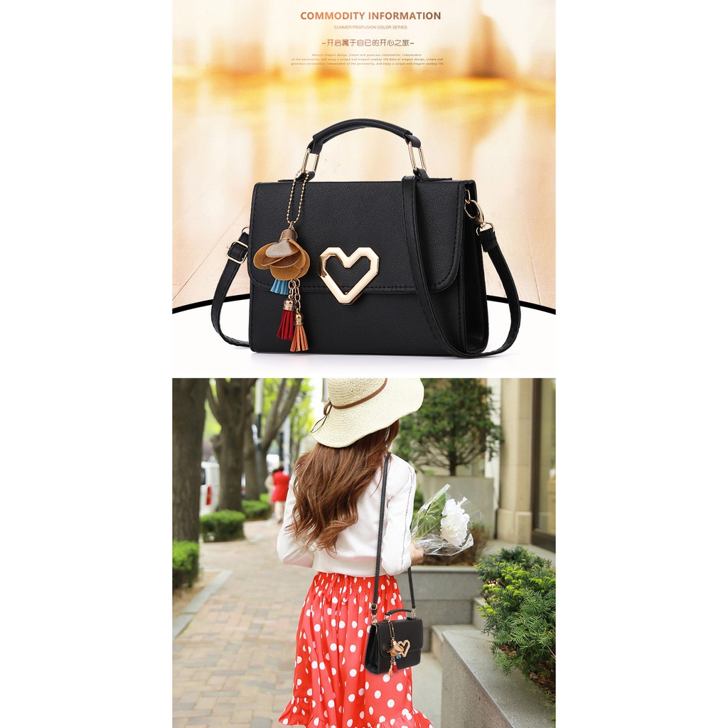 YRB370/Hitam. Shoulder Bag Wanita. Tas Bahan, Tas Selempang, Jinjing, Sling Bag Cewe.