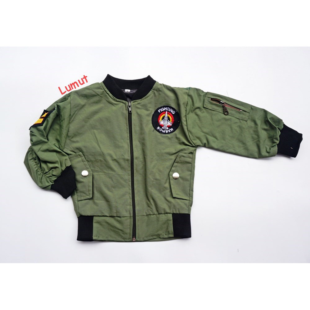 Jaket Bomber Anak XL 4-5Thn Jaket Anak Murah