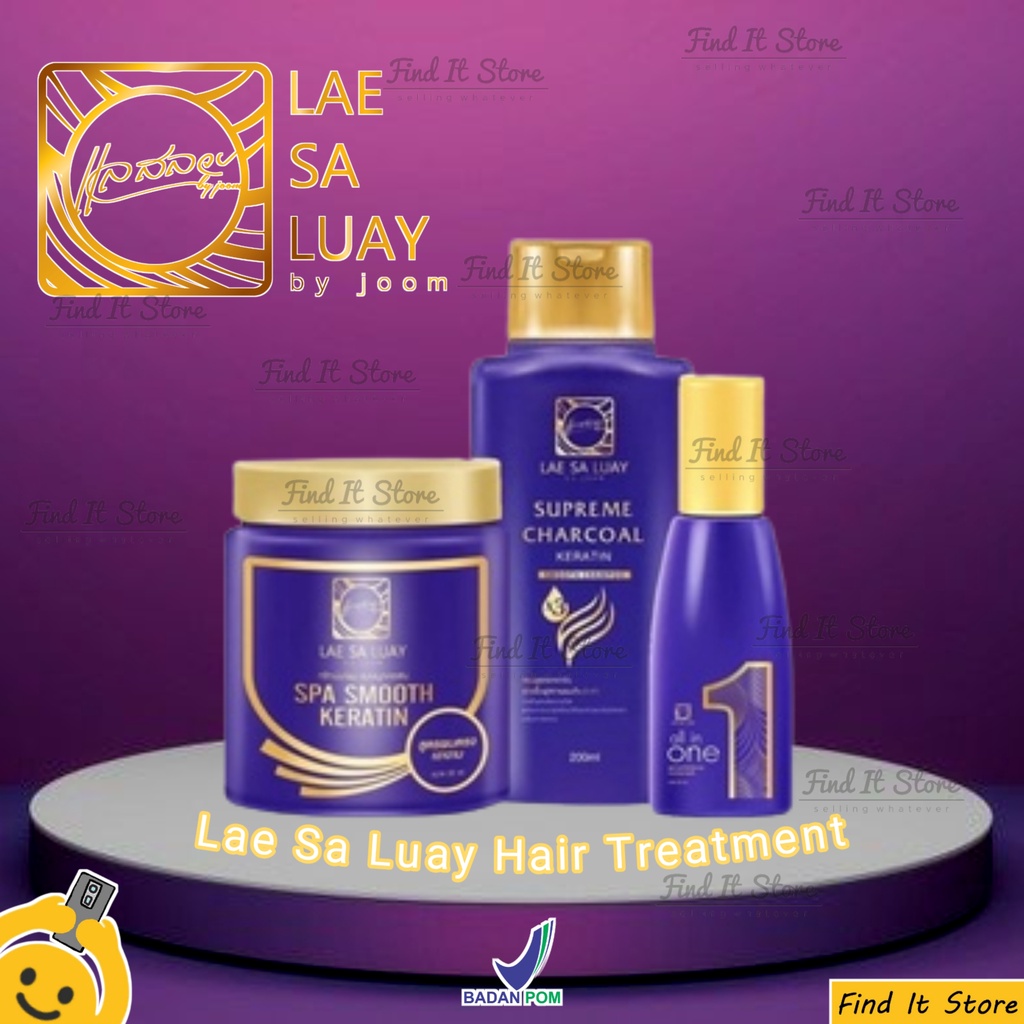 SPA SMOOTH KERATIN &amp; SHAMPOO by LAE SA LUAY 250ML- Original Hair Spa Smooth Keratin/Masker/Creambath/Treatment