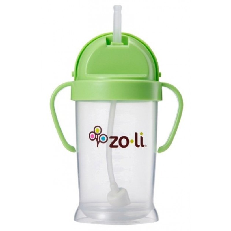 Zoli Straw Sippy Cup Bot XL 9 oz/270ml - Green