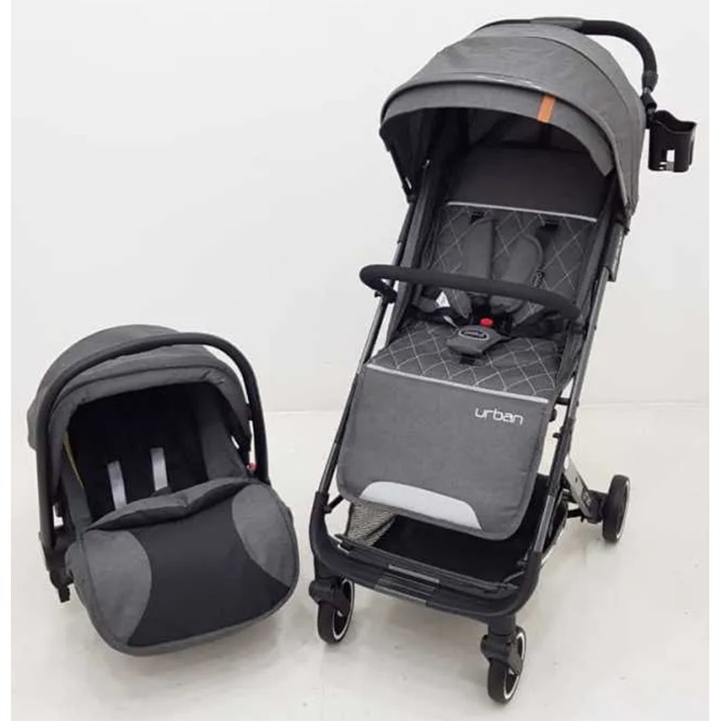 Stroller Pliko BS 580 with Car Seat PK 03 B Urban Travel System Pliko Urban Kereta Bayi Multifungsi