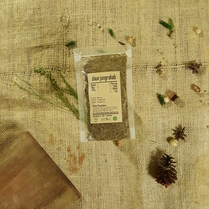 

DAUN JUNGRAHAB KERING 50 GRAM - Baeckea Frutescens - MURNI - JSR
