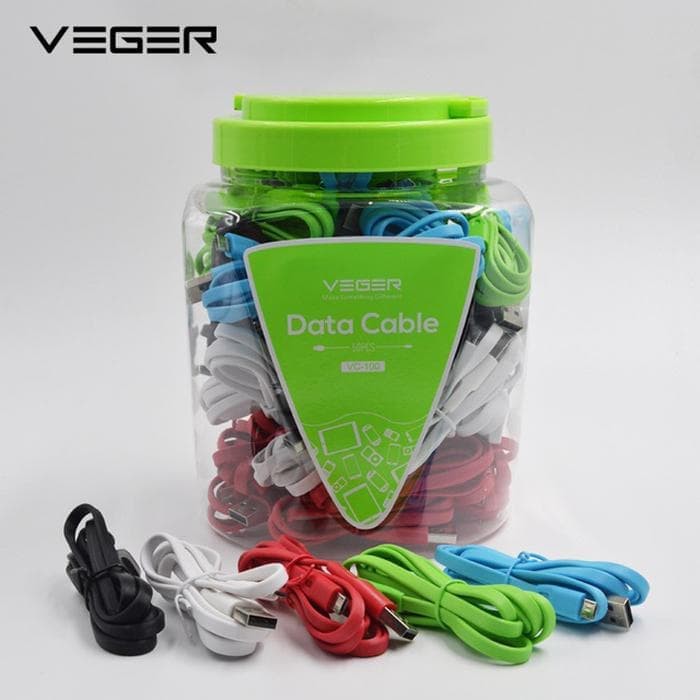 Kabel Data Charger VEGER VP-101 VP 101 - ECERAN - Micro Usb 2.4 Ampere ORIGINAL VEGER