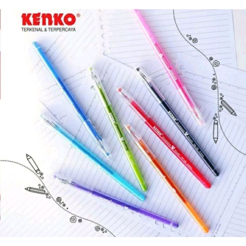 

Bolpoin Kenko 8 warna
