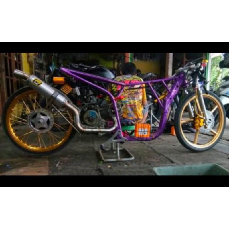 Knalpot Rob1 Rcb Original Mio Mio Soul Nouvo Drag 155 200cc DB17 SS Stainless original racing jogja 
