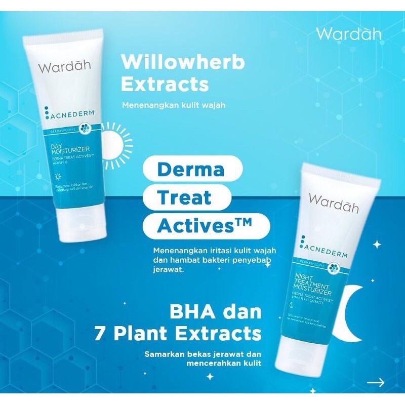 ✿ELYSABETHME✿ 🅆 🄰 🅁 🄳 🄰 🄷 Paket Wardah Acnederm Series untuk mengatasi jerawat membandel acne fighter