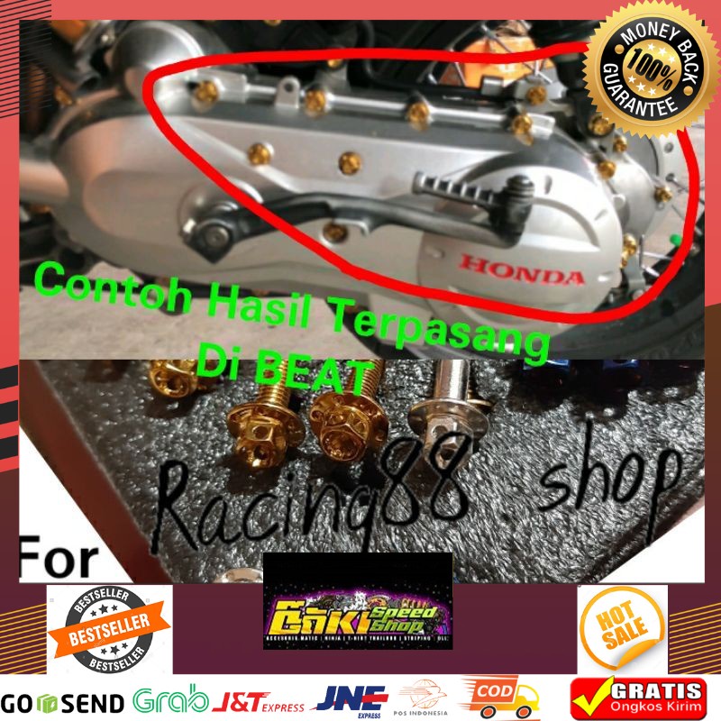 Murah Baut CVT Baut Probolt CVT Flowers Beat Esp Beat Fi Vario Lama Vario110 Techno Scoopy Spacy