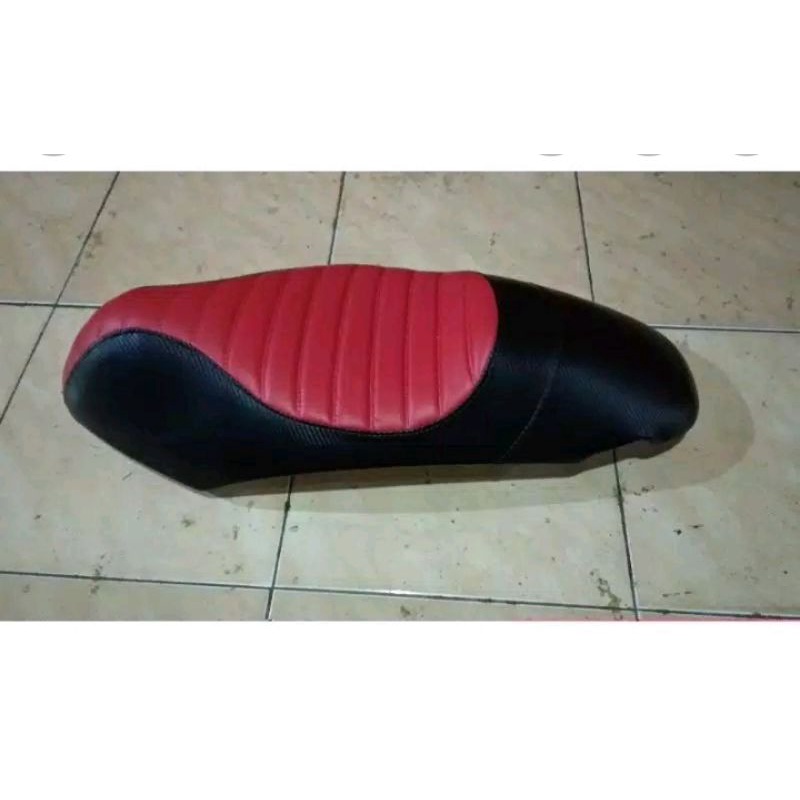 Jok Honda Scoopy Caferacer / Jok Scoopy / Jok  scoopy caferacer kulit jok motor scoopy