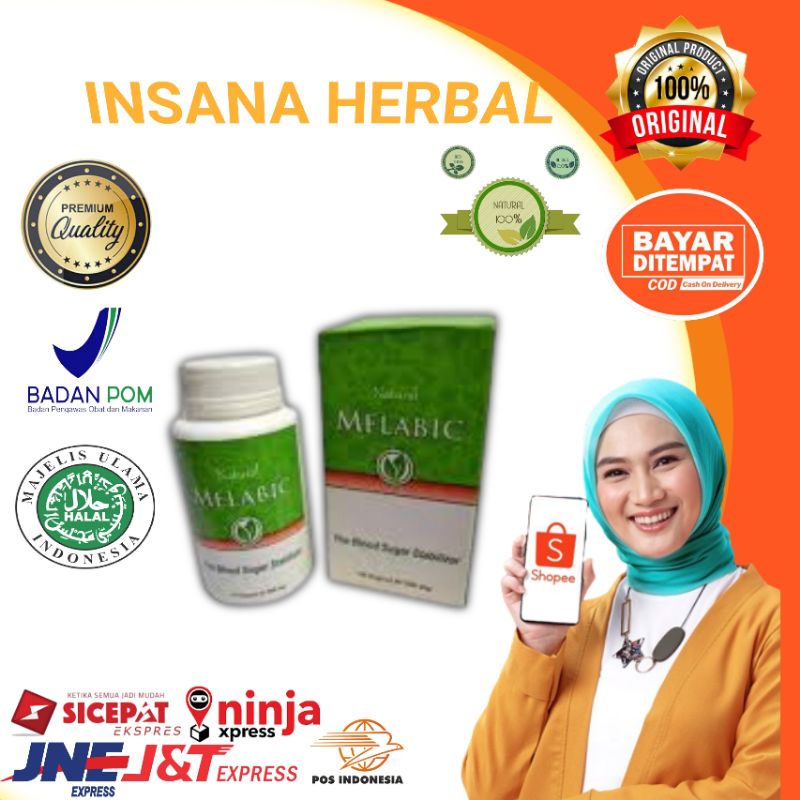 MELABIC ASLI ORIGINAL OBAT HERBAL DIABETES ASLI AMPUH