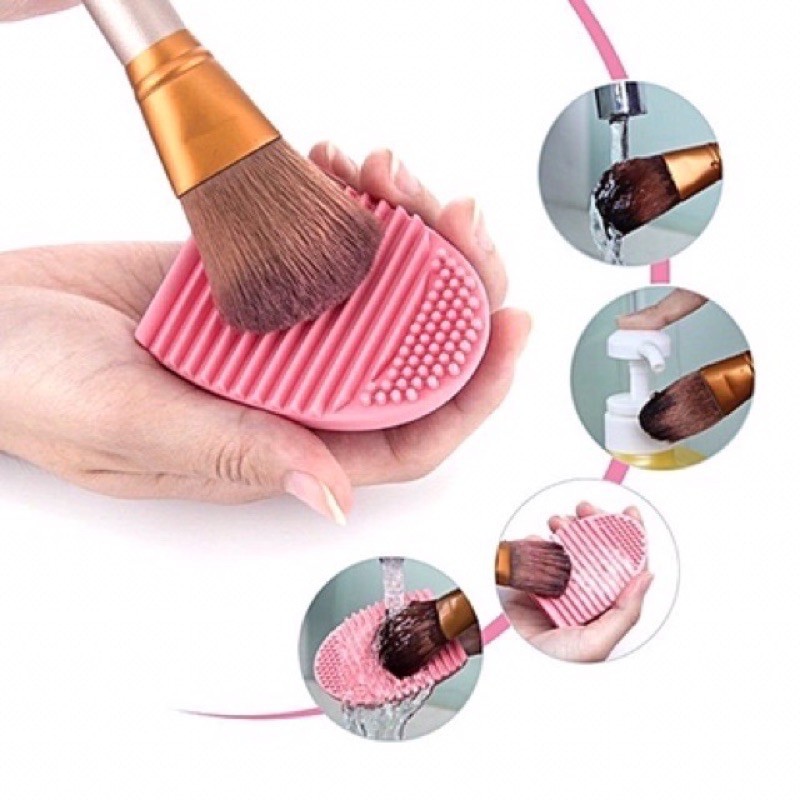 ALAT PEMBERSIH MAKE UP ALAT BRUSH PEMBERSIH MAKEUP BRUSH EGG MURAH