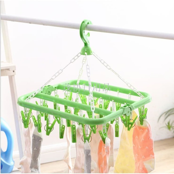 Trend-Hanger GANTUNGAN BAJU MULTIFUNGSI 13 HOLE/ 9 HOLE/ FOLDABLE LIPAT/ JEPITAN 8/ SQUARE TERMURAH