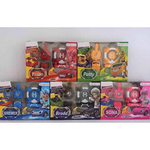 Mainan Terbaru Battle Watch Car Biru Best Seller