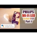 PHILIPS LED Bulb 9 Watt Lampu smart wifi TUNABLE/16 JUTA COLOR