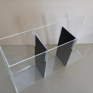 Soliter ikan cupang acrylic /aquarium cupang akrilik sekat 5 kamar 3mm