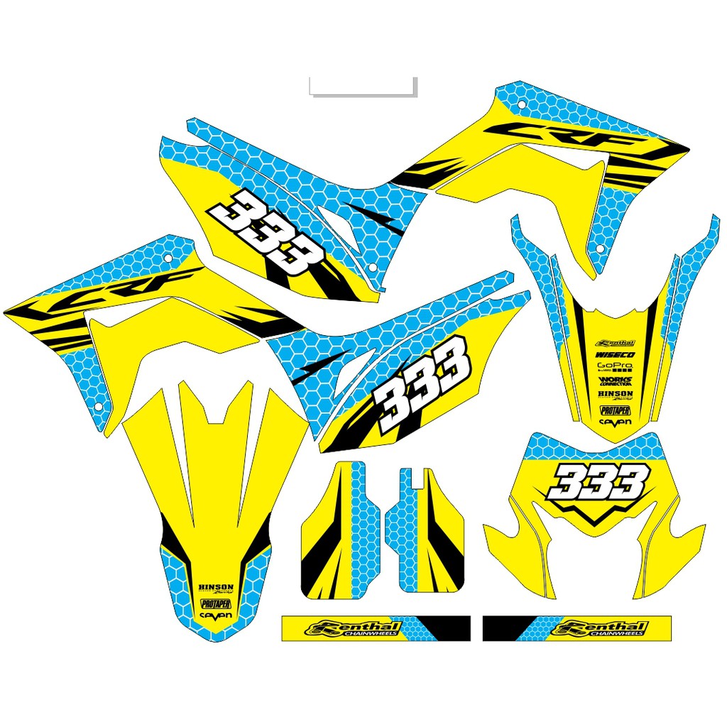 Sticker DECAL CRF 150 L Bisa Custom Stiker Honda CRF 150 L  (51)