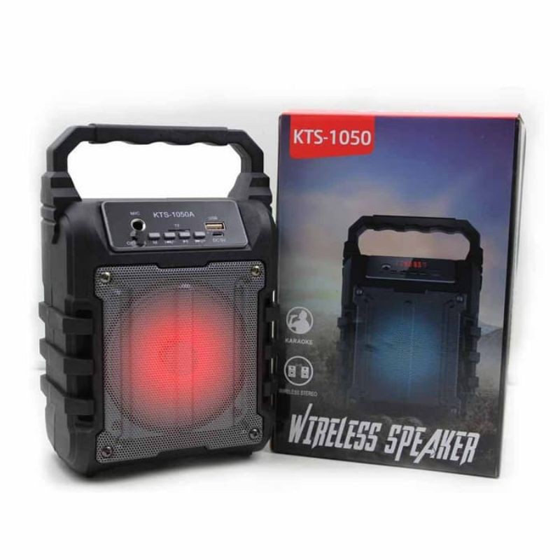 SPEAKER WIRELESS PORTABLE KTS-1050A/B/C/SPEAKER KARAOKE/WIRELES STEREO