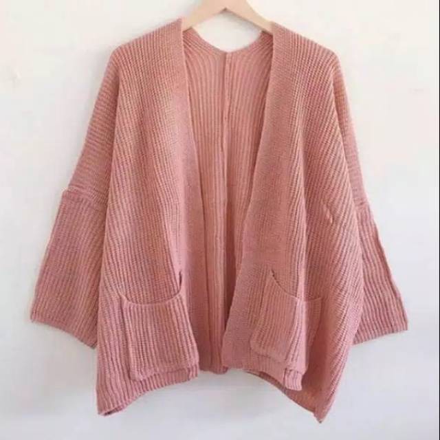 Cardigan Rajut Tebal Oversize Wanita Loccy Sweater Premium Murah-7