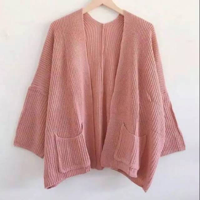 Cardigan Rajut Tebal Oversize Wanita Loccy Sweater Premium Murah