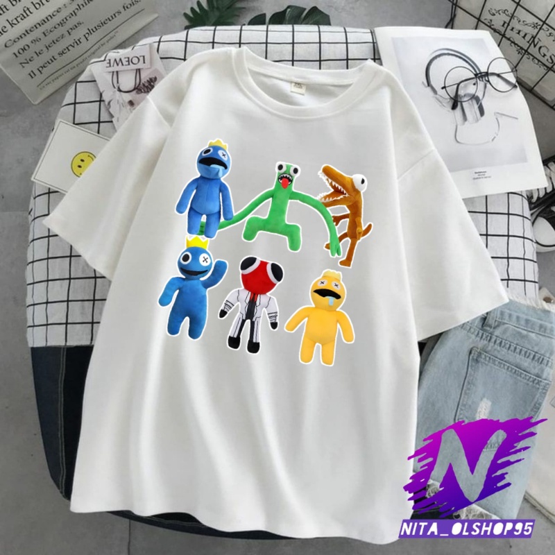 BAJU ANAK RAINBOW FRIENDS kaos anak rainbow friends game