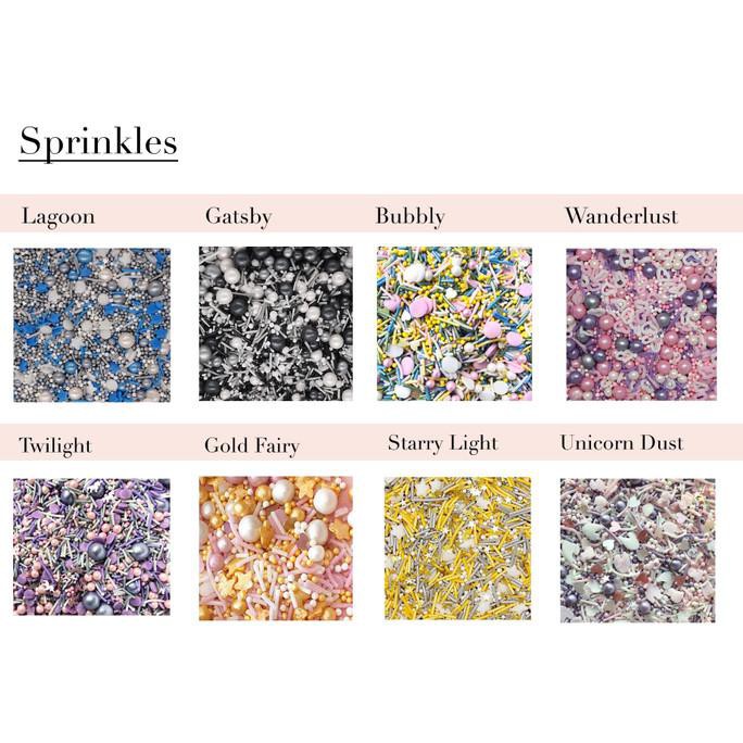 

SPRINKLES KUE / CONFETTI CAKE 80 GR - 100G