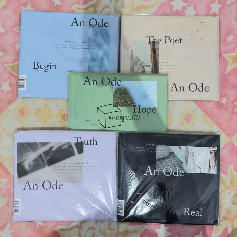 [ READY STOCK | SEALED ] SEVENTEEN ALBUM VOL. 3 AN ODE [ svt truth begin real hope the poet 2nd press ]