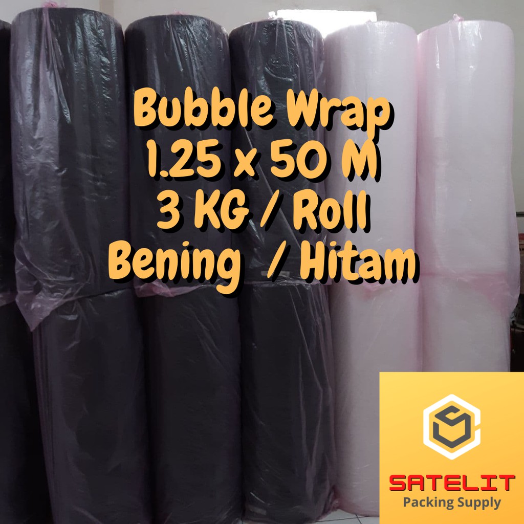 

BUBBLE WRAP ROLL 1.25 X 50M TEBAL 3KG