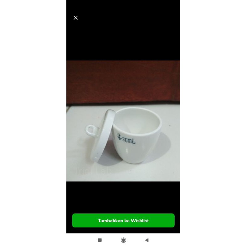 crucible procleain 30 ml