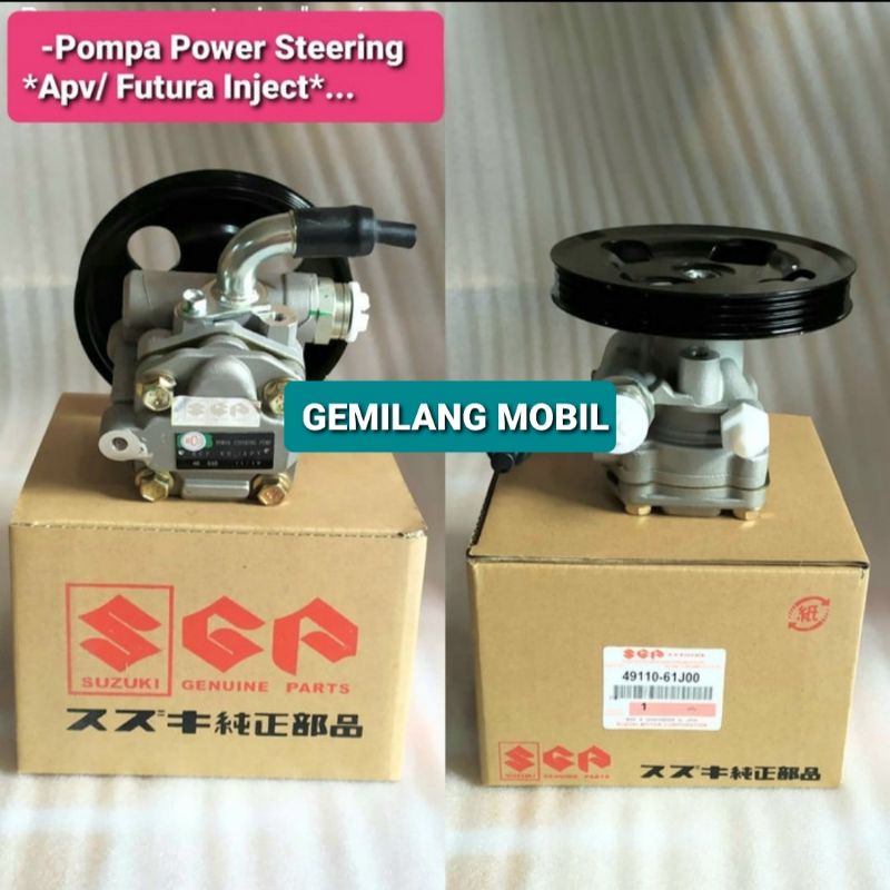 Pompa Power Steering PUMP STEERING Suzuki APV/ Futura Injeksi 49110-61J00 ORIGINAL