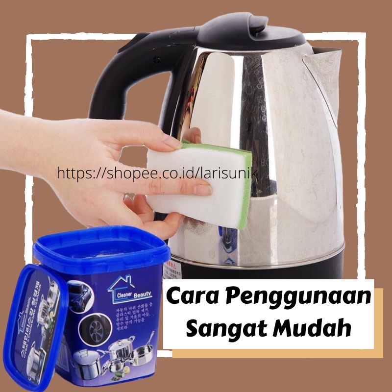 Pembersih Kerak Multipungsi Stainless Stell oven Kerak Panci Wajan Dapur Kompor Logam Noda Gosong Ajaib Ampuh Original