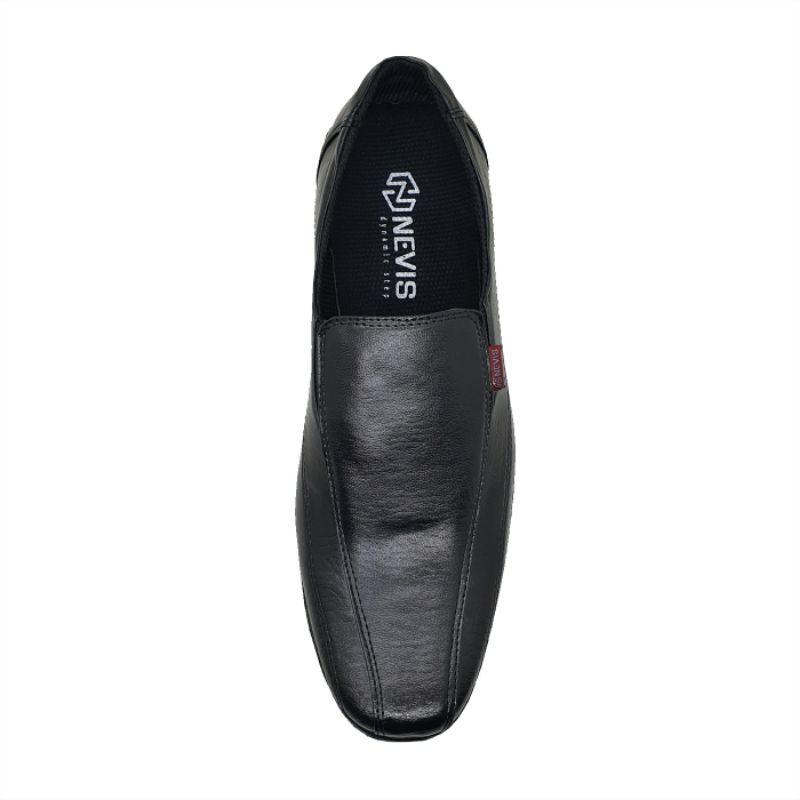 Sepatu Pantofel Original Nevis NVS 08 Pria Kerja Formal Hitam