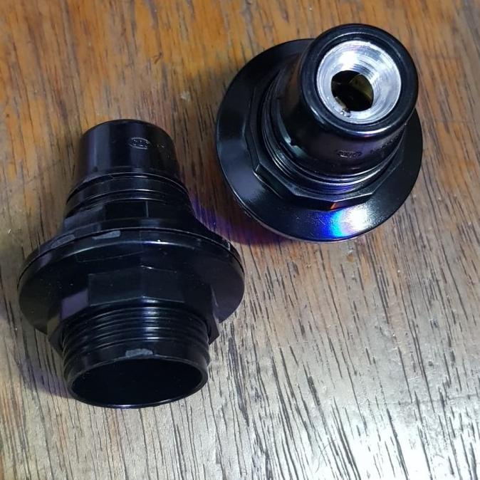 Fiting Lampu Gantung Drat / Fiting Hias / Fiting Jerman E14 - Hitam