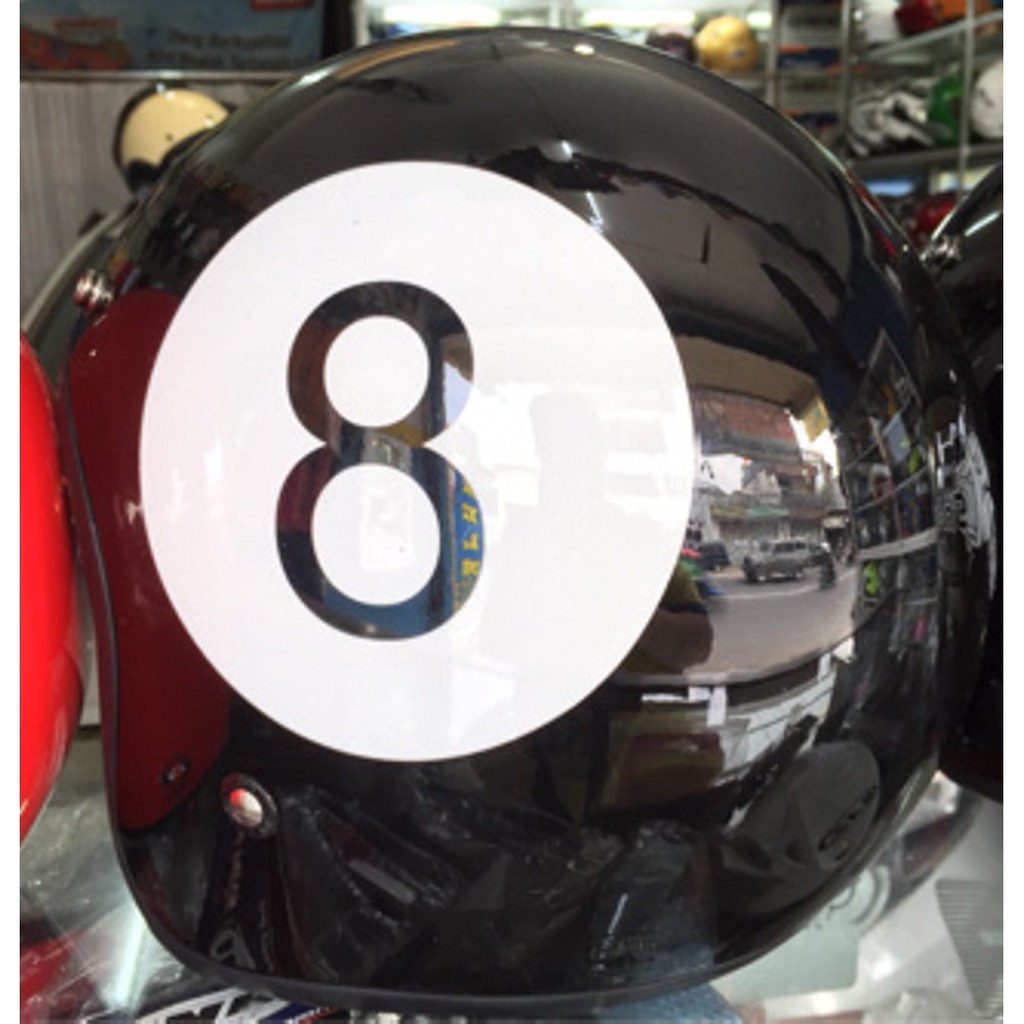 Helm Bogo - Ball 8 - Black