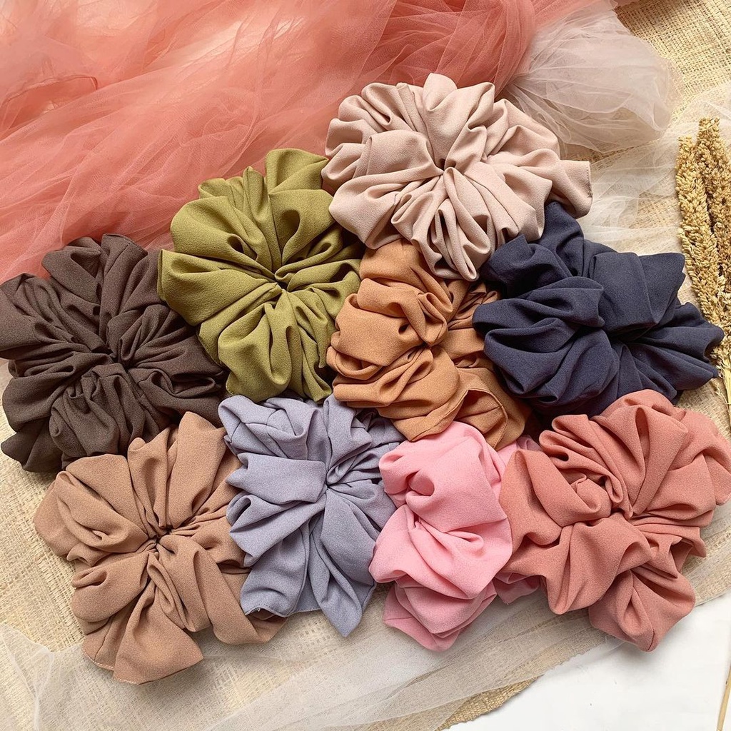 Scrunchie / Kuncir Rambut Kain Srunchie Jumbo