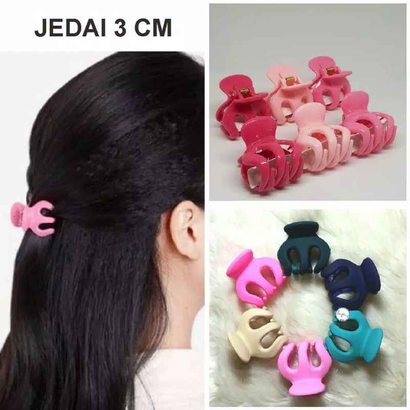 JEDAI 3CM JEPIT RAMBUT / JEDAI KECIL / JEPITAN RAMBUT MINI / JEPIT