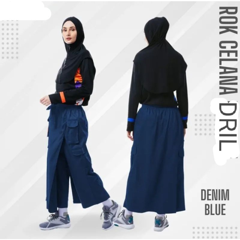 Rokcelana sporty/Rokcelana outdor/Rok olahraga wanita/Rokcelana drill