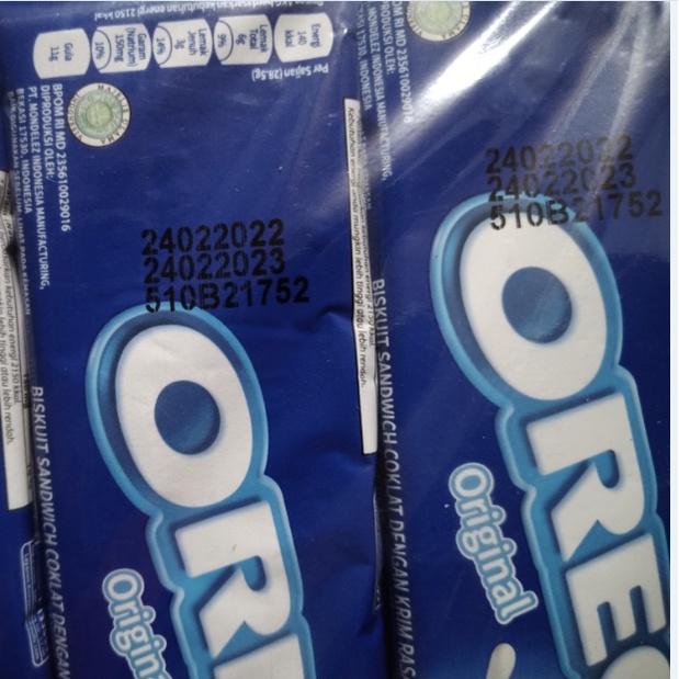 OREO BISKUIT RASA ORIGINAL DAN KRIM COKELAT / 1 PACK ISI 12 PCS