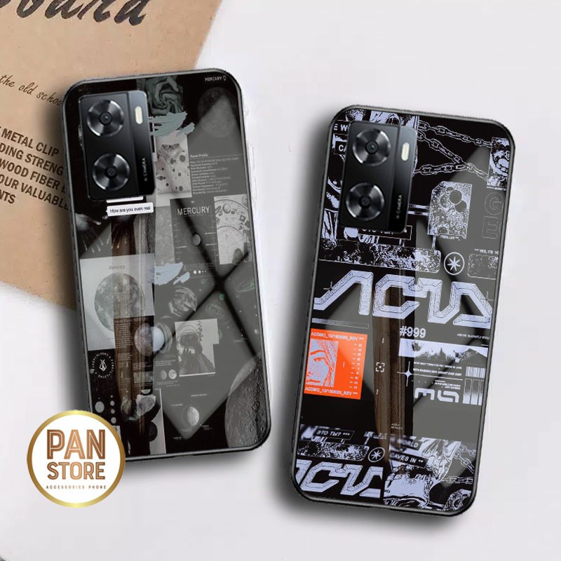 Softcase Glass Kaca VIVO Y16 2022 Terbaru Casing Handphone-Pelindung Handphone-Aksesoris Handphone- 