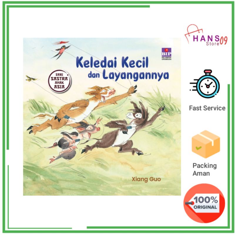 Buku Seri Sastra Anak Asia: Keledai Kecil dan Layangannya