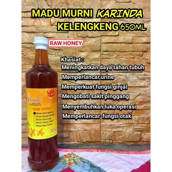 

Madu Murni Karinda 650ml
